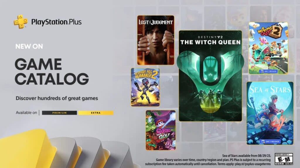 Бесплатные игры августа 2023 для подписчиков PS Plus на PS4 и PS5